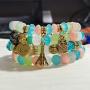 Twinfree 8 Pcs Bohemian Bracelets for Women Boho Multilayer Tassel Bracelet Set Statement Charm Bangle