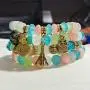 Twinfree 8 Pcs Bohemian Bracelets for Women Boho Multilayer Tassel Bracelet Set Statement Charm Bangle