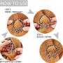 Lullabb 4 Pack Vintage Viking Brooches Pins Suit Women