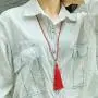 KELITCH Exclusive Crystal Beaded Necklace Luxury Silver Buddha Head Tassel Long Necklace KELITCH Exclusive Crystal Beaded Necklace Luxury Silver Buddha Head Tassel Long Necklace
