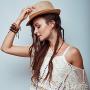 4 Pairs Bohemian Vintage Dangle Earrings Retro Rhinestone Earrings Boho Dangle Drop Earrings for Women Girls (Style C)