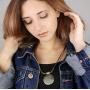 COOSTUFF ANNA Genuine Leather Jewelry Necklace for Women Fashion Adjustable Rope Womens Pendant Choker
