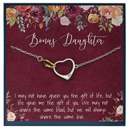 Muse Infinite Bonus Daughter Gifts, Stepdaughter Gifts for Step Daughter Jewelry, Stepdaughter Birthday, Daughter in Law Gifts