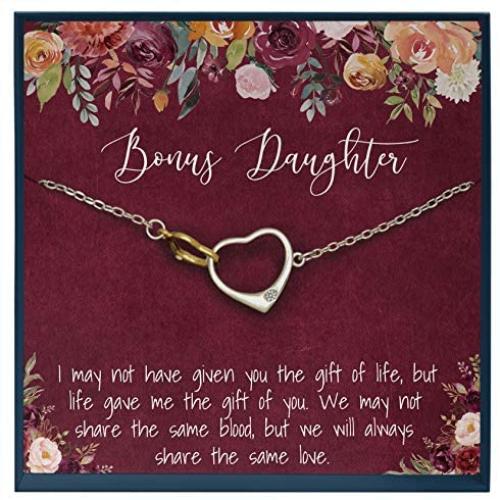 Muse Infinite Bonus Daughter Gifts, Stepdaughter Gifts for Step Daughter Jewelry, Stepdaughter Birthday, Daughter in Law Gifts