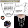 ChainsHouse Men Women Chain Rolo Necklace,3mm/5mm/7mm/9mm/12mm Wide Stainless Steel/Black Metal/18K Gold Plated Cable Link Necklace, 18''-30'' Length-with Gift Box
