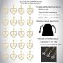 Jewenova Birth Year Number Necklace for Women 14K Gold Plating CZ Heart Pendant Necklace 1990-2010 Birthday Jewelry