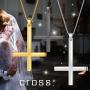 Aurora Tears 925 Sterling Silver Inverted Cross Necklace Women Men Upside Down St. Peter Cross Pendant 18K Gold/Black Gun Plated Christmas Birthday Jewelry DP0299