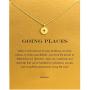 DESIMTION Friendship Butterfly Compass Necklace Good Luck Elephant Pendant Chain Necklace with Message Card Cute Anchor Necklace Birthday Gifts for Best Friend