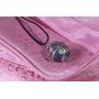 Charoite Pendant Wrapped Necklace – for Comfort Endurance Courage Support Loneliness Alienation Fear Compulsions - Authentic Stone on Adjustable Length Cord - Real Gemstone Chakra Healing Charm