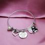 TongXin Funny Cow Jewelry for Women Just a Girls Who Loves Cow Bracelet Cow Themed Farm Gifts Cow Lover Gifts for Girls