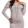 EUDORA Harmony Ball Necklace Vintage Heart Chime Bola Pendant 30'' & 45'' Rope for Pregnancy Women Silver Plated Copper