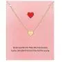 Your Always Charm Heart Initial Necklace for Women,14K Gold Tiny Alphabet Letter Necklace Personalized Birthday Jewelry Gifts