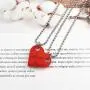 EASYSO Brick Heart Necklaces Set for Couples Friendship 2 Pieces Pendant with Strong Beads Chain Necklace Super Cute Jewelry Gift for for Women Men Girl Boy EASYSO Brick Heart Necklaces Set for Couples Friendship 2 Pieces Pendant with Strong Beads Chain Necklace Super Cute Jewelry Gift for for Women Men Girl Boy