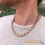 MagnetRX® Copper Magnetic Therapy Necklace - Ultra Strength Magnetic Necklace for Pain Relief and Healing - 99.9% Pure Copper Necklace with Magnets (19.25 Inches, Style: Classic)