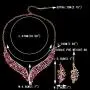 EVER FAITH Austrian Crystal Graceful Wing Flower Necklace Earrings Set EVER FAITH Austrian Crystal Graceful Wing Flower Necklace Earrings Set