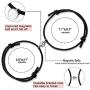 liforlove 2 pcs Magnetic Couple Bracelet Mutual Attraction Relationship Matching Friendship Rope Bracelet Gift for Her Him Boyfriend Girlfriend BFF Best Friends