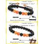CASSIECA 14 Pcs Lava Rock Chakra Stone Essential Oil Diffuser Bracelets Adjustable Yoga Bead Bracelet Set for Women Men Braided Rope Natural Meditation Colorful Tiger Eye Amethyst Turquoise Amber