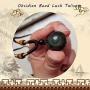 Sinymilk Double Rainbow Eyes Obsidian Stone Pendant Lucky Blessing Beads Amulet