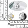 Sterling Silver Mother Daughter Heart Locket for Mom Daughter Birthday Gifts