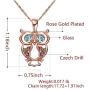 IrbingNii Women Jewelry Sets Jewelry for Women 14k Rose Gold Pendant Necklace Earrings Necklace Ear Studs Jewelry Sets for Women