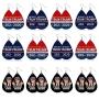 fzbali Donald Trump Patriotic Faux Leather Earrings Set for Women, 2020 President Election Re-elect Teardrop Dangle Earrings Keep America Great Sign USA Jewelry Accessory