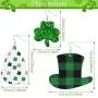 St. Patricks Day Faux Leather Earrings Shamrock Clover Teardrop Dangle Earrings Irish Green Leather Earrings for Women 25 Pairs St. Patricks Day Faux Leather Earrings Shamrock Clover Teardrop Dangle Earrings Irish Green Leather Earrings for Women 25 Pairs
