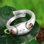 LOVECOM Real 925 Sterling Silver Frog Open Rings for Women Vintage Cute Animal Finger Ring Silver Fashion Party Jewelry Gifts LOVECOM Real 925 Sterling Silver Frog Open Rings for Women Vintage Cute Animal Finger Ring Silver Fashion Party Jewelry Gifts