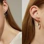 Weird Earrings Aesthetic Earrings Cute Earrings Cool Earrings Face Earrings Star and Moon Earrings Drop Dangle Earrings for Girls and Women