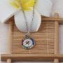 BAUNA Order of The Eastern Star Necklace OES Symbol Jewelry OES Sorority Gift for Women Girls