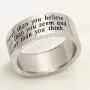 AGR8T Mens Ring You are Braver Stronger Smarter Than You Think Stainless Steel Charm Jewelry AGR8T Mens Ring You are Braver Stronger Smarter Than You Think Stainless Steel Charm Jewelry