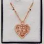 Uloveido Mom and Baby Hummingbird in Love Heart Pendant Necklace, 2 Birds Necklace for Mother Y483 Uloveido Mom and Baby Hummingbird in Love Heart Pendant Necklace, 2 Birds Necklace for Mother Y483