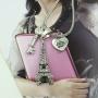 Pairs Eiffel Tower Necklace for Women Men Heart Key Pendant Silver Black/Platinum Plated Jewelry Long Chain
