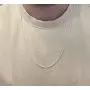 Authentic Solid Sterling Silver Snake Chain Necklace 1MM - 3MM, 16'' - 24'', Shiny & Solid, Round Snake Necklace for Men & Women, Made In Italy, Next Level Jewelry Authentic Solid Sterling Silver Snake Chain Necklace 1MM - 3MM, 16'' - 24'', Shiny & Solid, Round Snake Necklace for Men & Women, Made In Italy, Next Level Jewelry