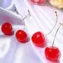 4 Pairs Cherry Drop Earrings Cherry Dangle Jewelry Fruit Dangle Earrings for Women Friends 4 Pairs Cherry Drop Earrings Cherry Dangle Jewelry Fruit Dangle Earrings for Women Friends