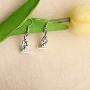FUSTMW Microscope Dangle Earrings DNA Double Earrings Scientist Gifts Biology Chemistry Teacher Gift Science Nerd Jewelry Gifts