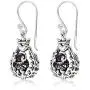 WithLoveSilver 925 Sterling Silver Classic Scottish Thistle Simulated Cubic Zirconia Heart Dangle Earrings WithLoveSilver 925 Sterling Silver Classic Scottish Thistle Simulated Cubic Zirconia Heart Dangle Earrings
