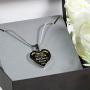 to My Wife Necklace Love Your Husband - Every Love Story Beautiful Heart Pendant Jewelry - Love Gifts for Wifes Fiancee On Birthday Christmas Valentines Day