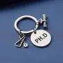 ENSIANTH PhD Gift Nurse Graduation Keychain PhD Jewelry Biology Gift Doctor of Philosophy Keychain