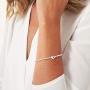 Katie Loxton a Little Birthday Celebration Womens Stretch Adjustable Band Fashion Charm Bracelet