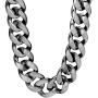 CrazyPiercing Faux Gold Acrylic Chain Necklace, 90s Punk Style Necklace Costume Jewelry, Hip Hop Turnover Chain Necklace, Plastic 32 inches, 36 inches 35mm