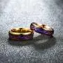 hohrayway Emotional Change Color Temperature Feeling Heartbeat ECG Rings Mood Rings for Lovers Stainless Steel Rings 6mm hohrayway Emotional Change Color Temperature Feeling Heartbeat ECG Rings Mood Rings for Lovers Stainless Steel Rings 6mm