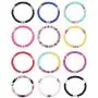 BOMAIL 12 Pcs Heishi Surfer Bracelets African Vinyl Disc 6mm Beads Polymer Clay Rainbow Bracelet Elastic Rope Bracelet Set Summer Beach Jewelry for Women Girls BOMAIL 12 Pcs Heishi Surfer Bracelets African Vinyl Disc 6mm Beads Polymer Clay Rainbow Bracelet Elastic Rope Bracelet Set Summer Beach Jewelry for Women Girls