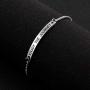 SOUSYOKYOSAM Enjoy The Journey Bracelet Travel Quote Motivational Stainless Steel Jewelry Graduation Gift
