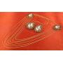 Touchstone Indian Bollywood Handcrafted Traditional Royal Mughal Kundan Polki Meenakari Enamel Colorful Wedding Designer Jewelry Long Necklace Set in Gold and Silver Tone for Women.
