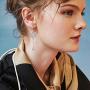 Sterling Silver Snowflake Earrings for Women Teens, Winter Dangle Earrings Snowflake Jewelry Gifts for Her