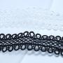 TseanYi Wide Lace Choker Necklace Hollow Black Lace Collar Necklace Elastic Wide Clavicle Necklace Chain Fashion Jewelry for Women and Girls (Black)