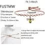FUSTMW Crystal Bumblebee Pendant Necklace Infinity Love Charm Flying Honeybee Insect Jewelry Gifts (fts 3-8inch Wrist bee Bracelet) Manufacturer: FUSTYLE FUSTMW Crystal Bumblebee Pendant Necklace Infinity Love Charm Flying Honeybee Insect Jewelry Gifts (fts 3-8inch Wrist bee Bracelet) Manufacturer: FUSTYLE