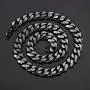 West Coast Jewelry | Crucible Stainless Steel Cuban Curb Chain Necklace (14 mm) - 24'' West Coast Jewelry | Crucible Stainless Steel Cuban Curb Chain Necklace (14 mm) - 24''