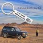FUTOP Jeep Lover Gift It All Started with a Jeep Ride Keychain Jeep Girl Jewelry Gift for Boyfriend,Girlfriend