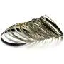 Ensoul Arrow Stripe Mixed Metal Aztec African Indian Multi Women Bangles Bracelets Set of 16/2.68'' Dia. Ensoul Arrow Stripe Mixed Metal Aztec African Indian Multi Women Bangles Bracelets Set of 16/2.68'' Dia.
